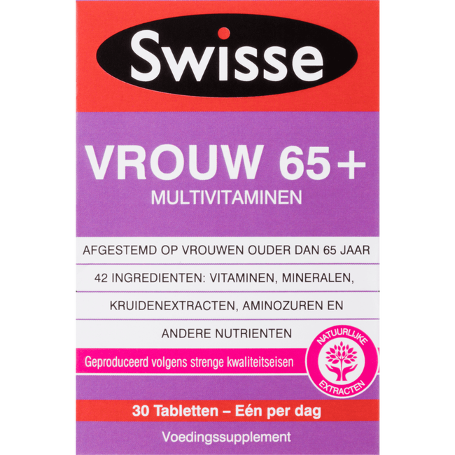 Verrassend Swisse Ultivite Vrouw 65+ Multivitaminen 30 EA | Etos IK-37