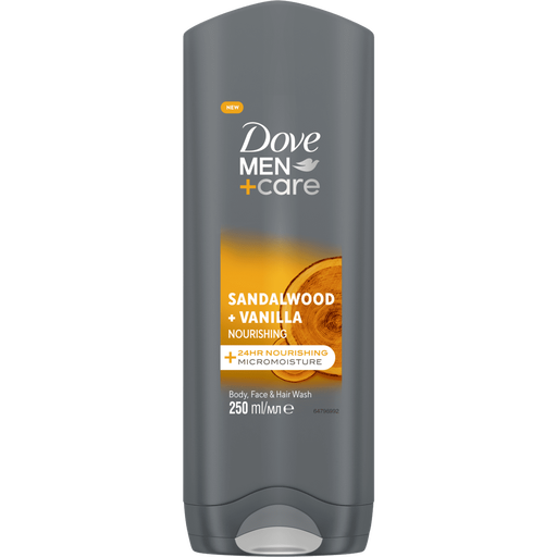 Dove Men+Care Sandalwood+Vanilla Douchegel 250 ML