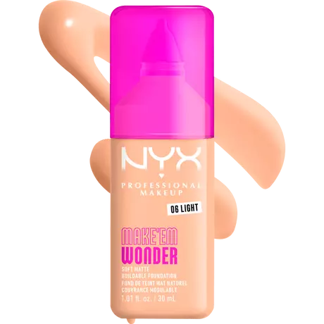 NYX Professional Makeup Make 'EM Wonder Foundation 06 Light