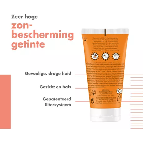 Avène Zonnebrand Crème Parfumvrij SPF 50+ 50 ML