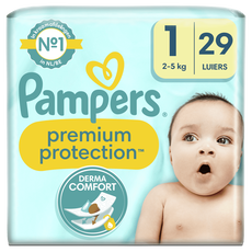 Pampers Premium Protection Luiers Maat 1 2-5 KG 29 Stuks