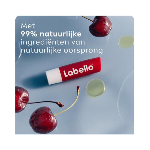 Labello Cherry Shine Lippenbalsem 24u Hydratatie Zachtrood 1 Stuk