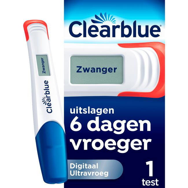 Clearblue Zwangerschapstest Digitaal Ultravroeg 1 Stuk