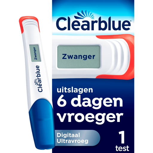 Clearblue Zwangerschapstest Digitaal Ultravroeg 1 stuk
