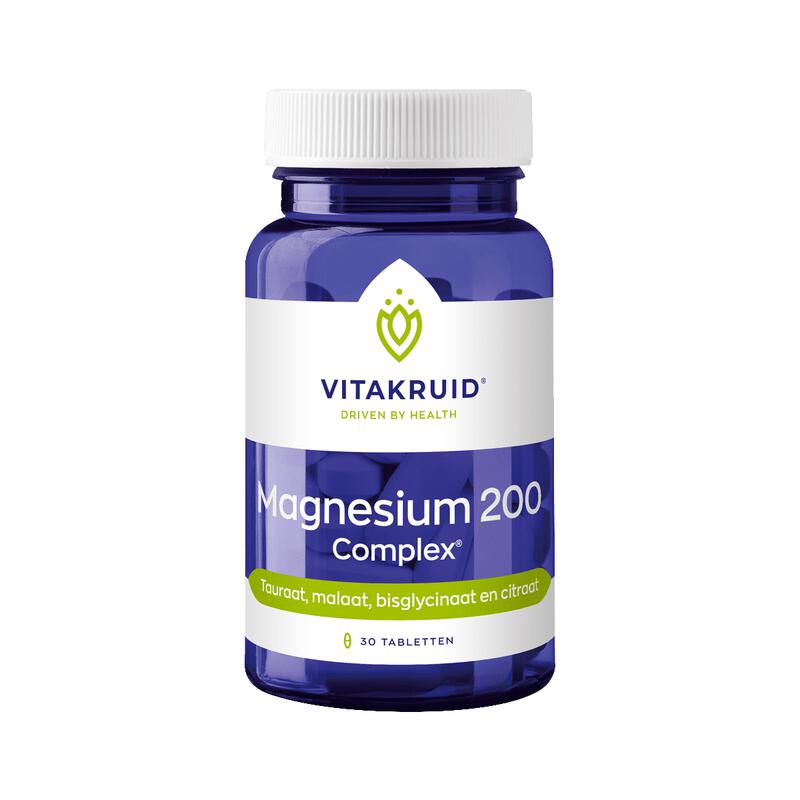 Vitakruid Magnesium 200 Complex Tabletten 30 stuks