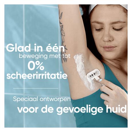 Gillette Venus Pro Smooth Sensitive Navulmesjes 14 Stuks