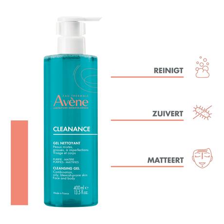 Avène Cleanance Reinigende Gel 400 ML