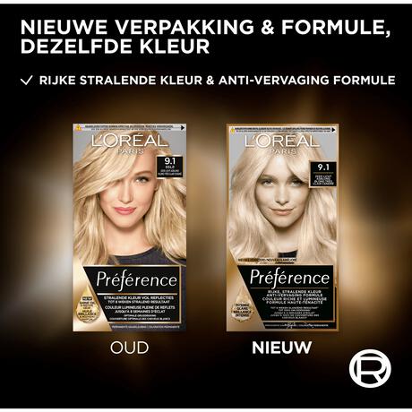 L'Oréal Paris Préférence Permanente Haarverf 9.1 Oslo