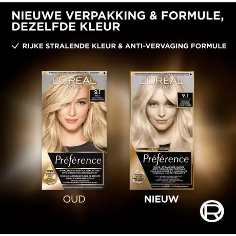L'Oréal Paris Préférence Permanente Haarverf 9.1 Oslo