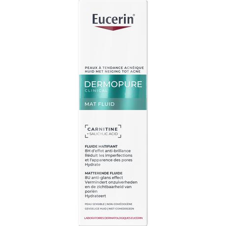 Eucerin DERMOPURE CLINICAL Mat Fluid Gevoelige Huid 40 ML