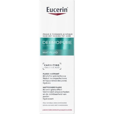 Eucerin DERMOPURE CLINICAL Mat Fluid Gevoelige Huid 40 ML