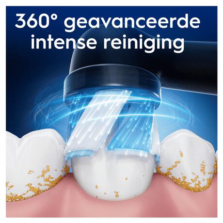 Oral-B iO Ultimate Clean Opzetborstels Zwart 2 Stuks
