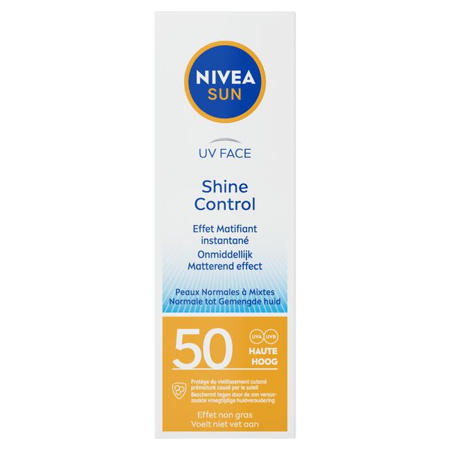 NIVEA SUN UV Face Shine Control SPF 50 50 ML
