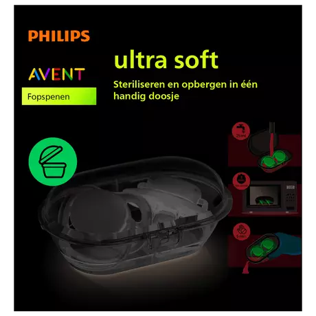 Philips Avent Fopspeen Ultra Soft 18M+ SCF093/05 2 stuks