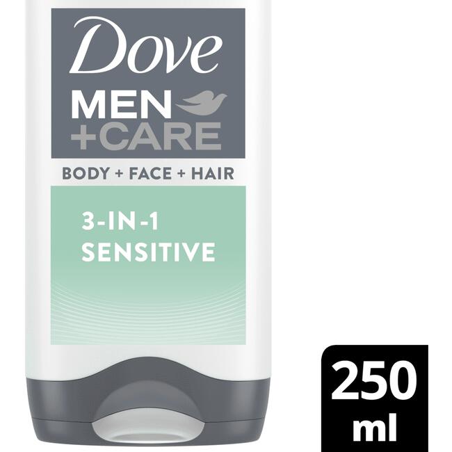 Dove Men+Care Sensitive 3-in-1 Douchegel 250 ML