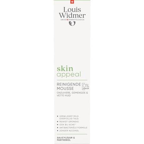 Louis Widmer Skinappeal Reinigende Mousse Zonder Parfum 150 ML