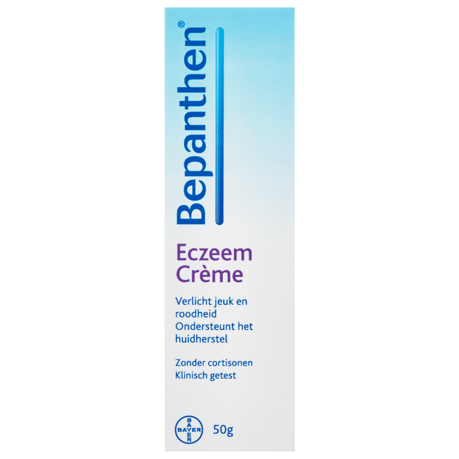 Bepanthen Eczeem Crème verlicht jeuk en roodheid bij mild tot matig eczeem