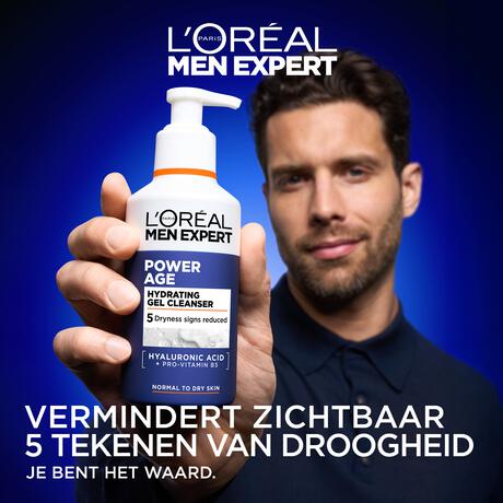 L'Oréal Paris Men Expert Power Age Hydraterende Gel Cleanser 260 ML