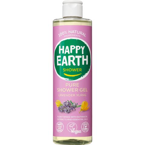 Happy Earth Lavender Ylang 100% Natuurlijke Douchegel 300 ML