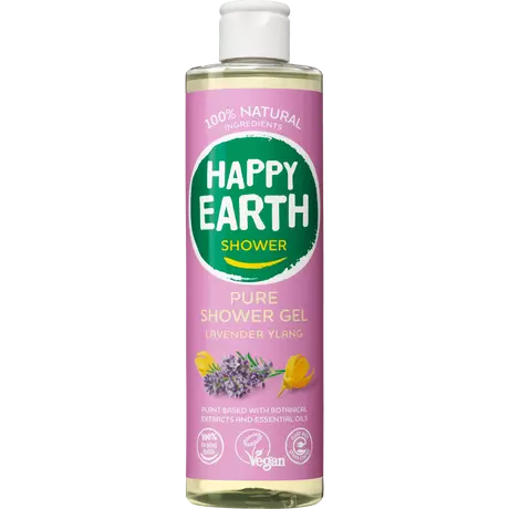 Happy Earth 100% Natuurlijke Lavender Ylang Douchegel 300 ML