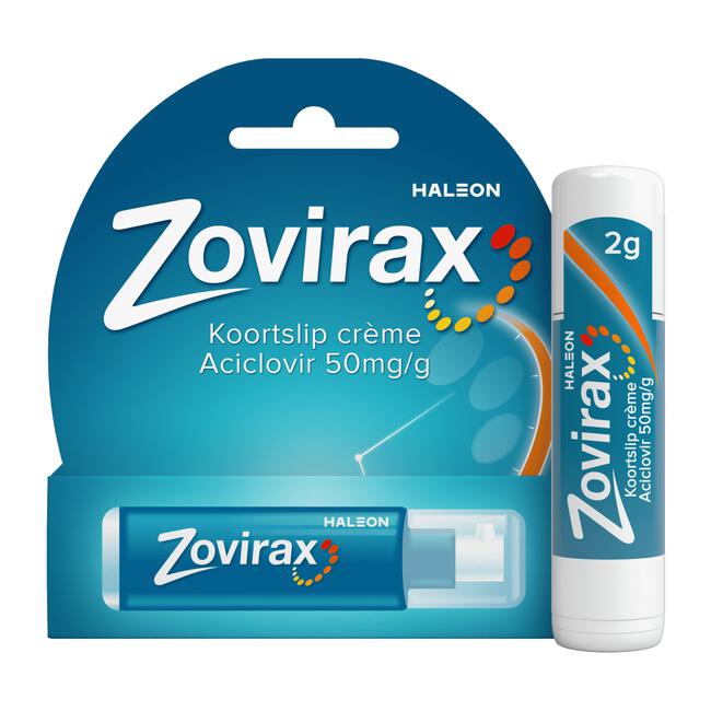 Zovirax Koortslip Crème Pompje 2 GR