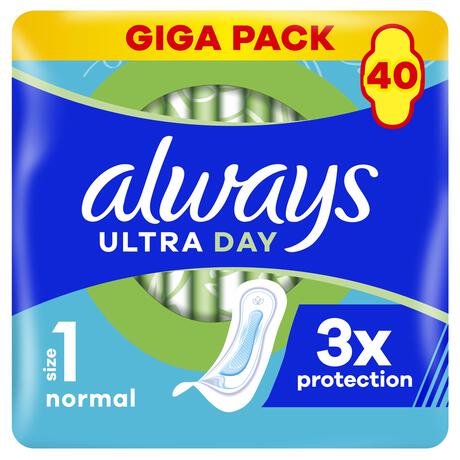 Always Maandverband Ultra Day Normal Giga Pack 40 stuks