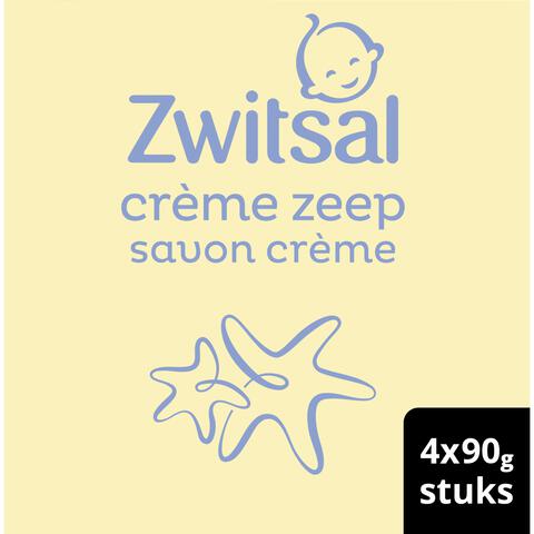 Zwitsal Crème Zeep 4-pack 360 GR
