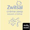 Zwitsal Cr&egrave;me Zeep 4x90 gram