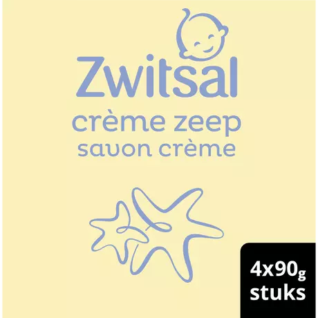 Zwitsal Crème Zeep 4x90 gram