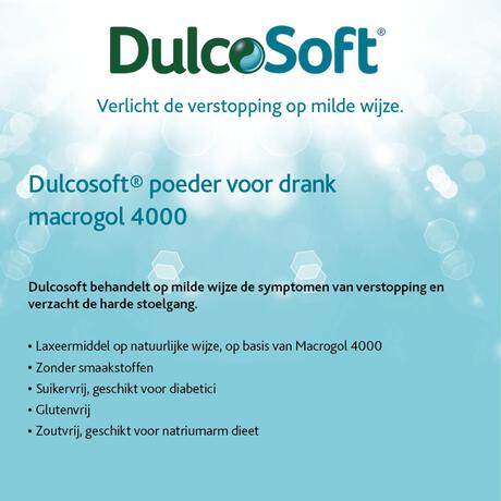 Dulcosoft Poeder Mild Laxeermiddel Oplossing 20 Zakjes