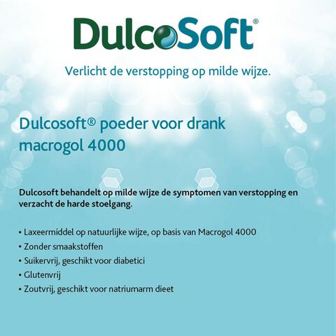 Dulcosoft Poeder Mild Laxeermiddel Oplossing 20 Zakjes