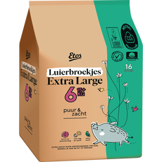 Etos Puur & Zacht Luierbroekjes Maat 6 Extra Large 15+ kg 16 stuks