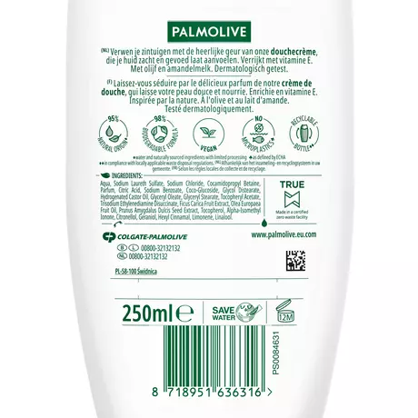 Palmolive Naturals Olijf & Melk Douchecrème 250 ML