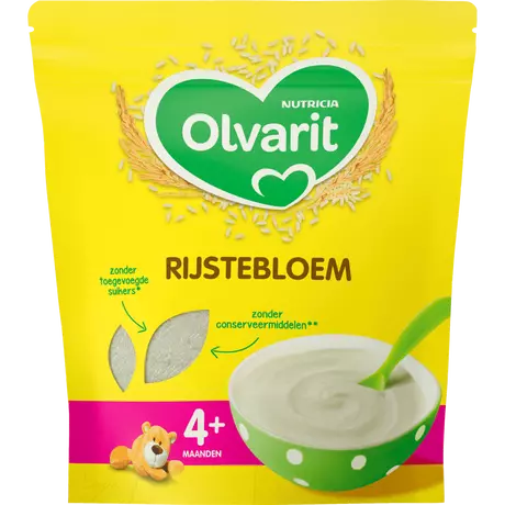 Olvarit Rijstebloem 4+ Maanden 200 gram