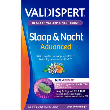 Valdispert Slaap en Nacht Advanced 30 Stuks