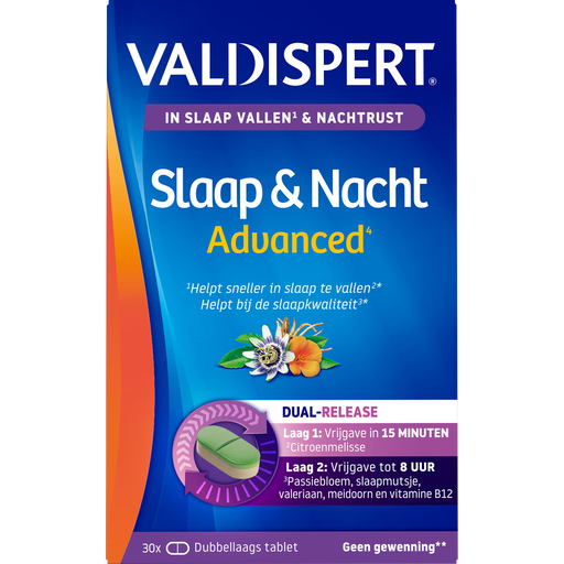 Valdispert Slaap en Nacht Advanced 30 Stuks