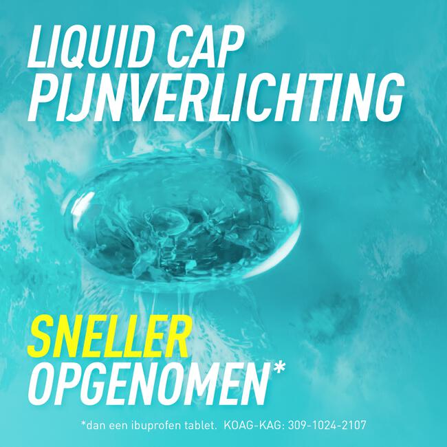 Advil Reliva Liquid-Caps 200 mg Ibuprofen voor pijn en koorts