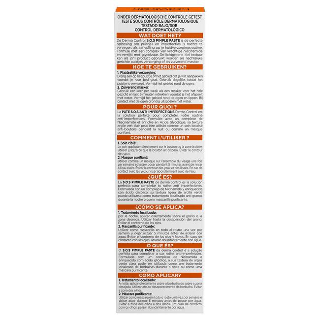 L'Oréal Men Expert Derma Control Pimple Paste - 45ML