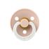 BIBS Glow in the dark Fopspeen Two Pack Natuurlijk Rubber Blush/Vanilla Maat 2