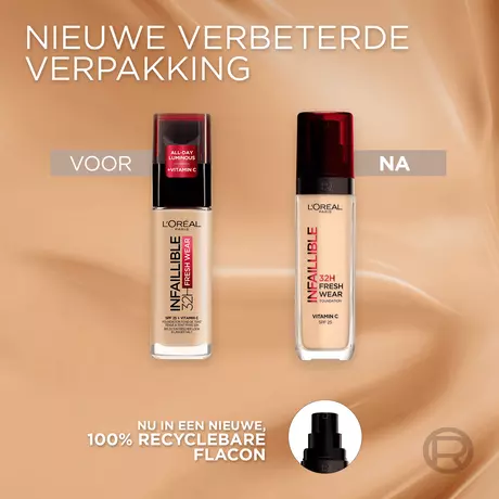 L'Oréal Paris Infaillible 32H Fresh Wear 320 Caramel Foundation SPF25 30 ML