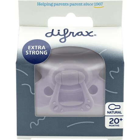 Difrax Fopspeen Natural 20 Maanden Paars BPA-vrij