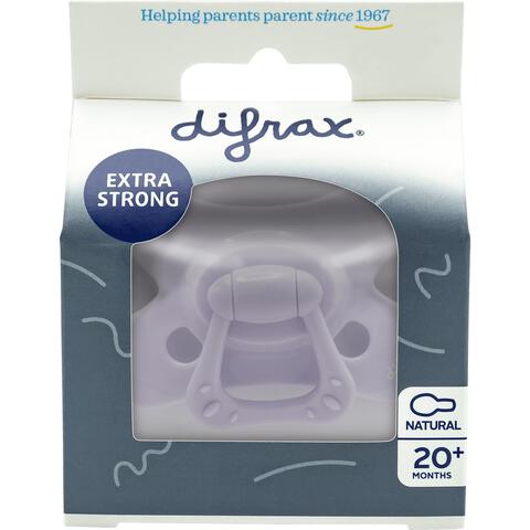 Difrax Fopspeen Natural 20 Maanden Paars BPA-vrij