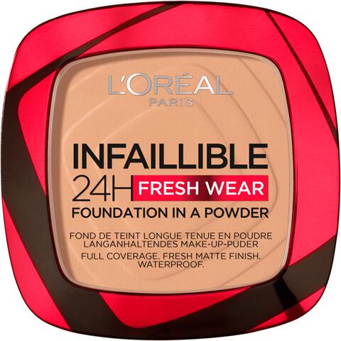 L'Oréal Paris Infaillible 24H Fresh Wear Foundation in a Powder 140 Golden Beige