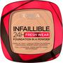L'Oréal Paris Infaillible 24H Fresh Wear Foundation in a Powder 140 Golden Beige