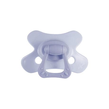 Difrax Fopspeen Natural 6 Maanden Paars BPA-vrij