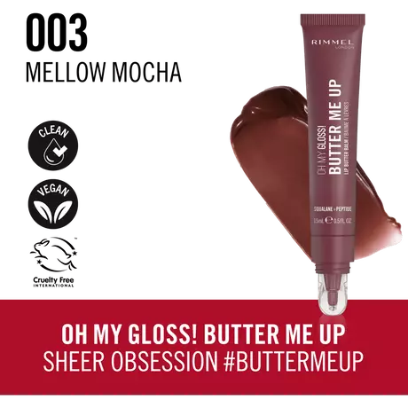 Rimmel London Oh My Gloss Butter Me Up Lip Butter 003 Mellow Mocha