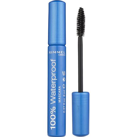Rimmel London 100% Waterproof Mascara 001 Black blister 1 stuk
