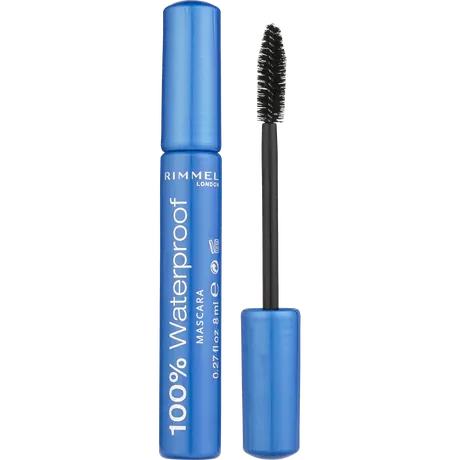 Rimmel London 100% Waterproof Mascara 001 Black blister 1 stuk