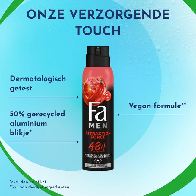 Fa Men Attraction Force Deodorant Spray 150 ML