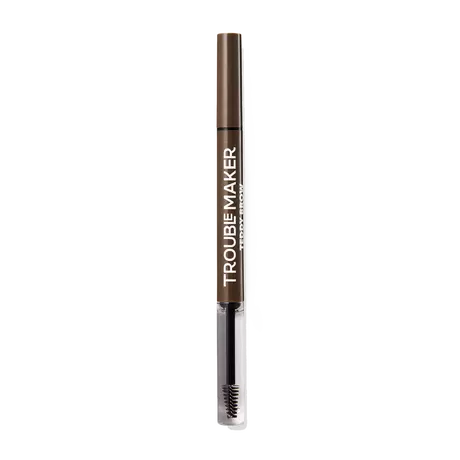 Trouble Maker Teddy Brow 2-In-1 Gel + Brow Pen Dark Brown